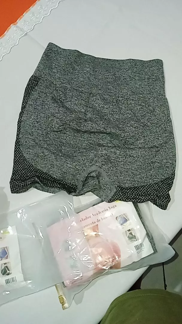 Kit 2 Shorts Femininos Academia Yoga Cintura Alta Elástica Secagem Rápida IZEFLEX FIT photo review