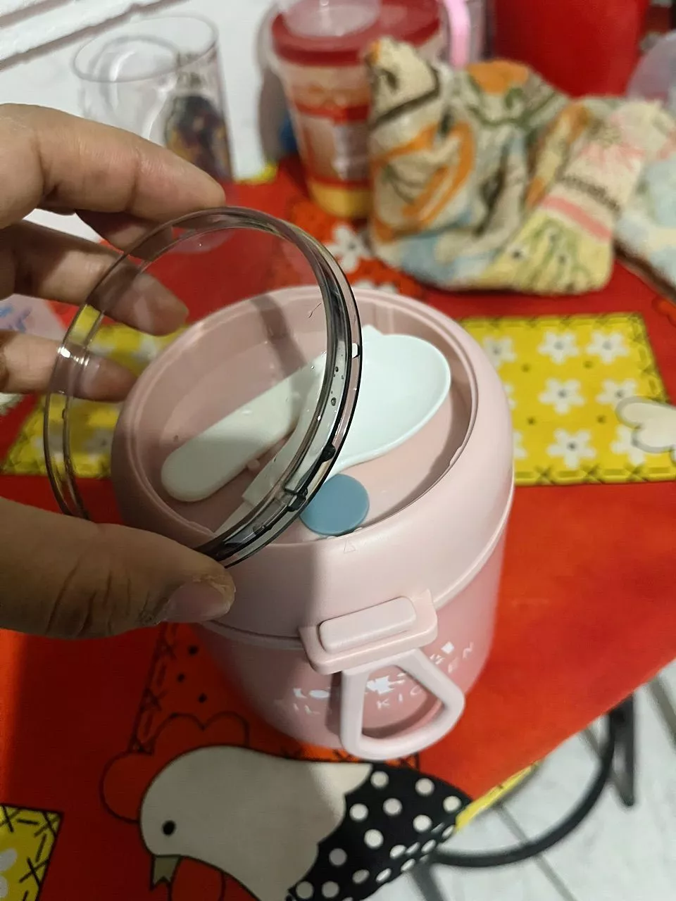 Marmita Térmica Infantil MODUS 530ml Inox Colher Sopas IZEKEEP KIDS photo review