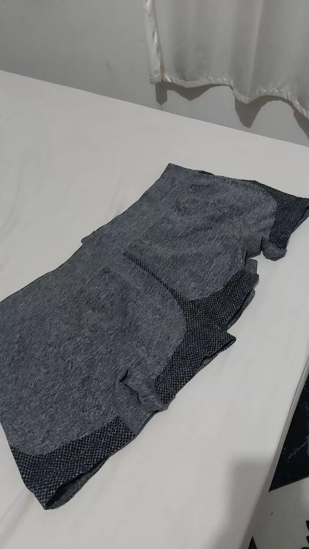 Kit 2 Shorts Femininos Academia Yoga Cintura Alta Elástica Secagem Rápida IZEFLEX FIT photo review