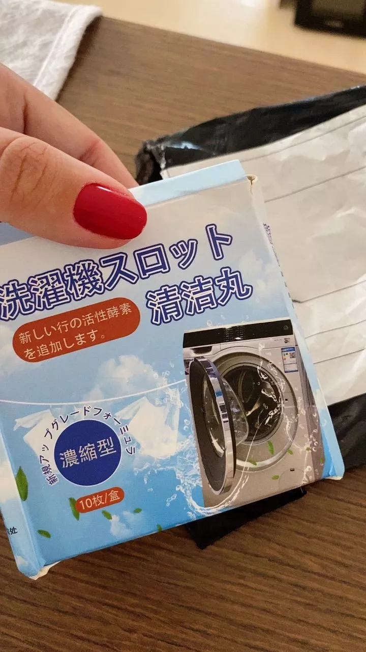 Pastilhas Efervescentes para Limpeza Profunda de Máquinas de Lavar, Esterilização 99%, Fragrância Fresca IZEWASH CLEAN photo review