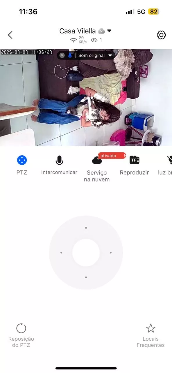 Câmera de Segurança 360° Wi-Fi Full HD Visão Noturna Auto Tracking IZEWATCH PRO photo review