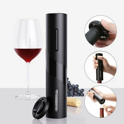 Kit Saca-Rolhas Automático Elétrico Portátil ABS Corte Fácil IZEOPEN PRO