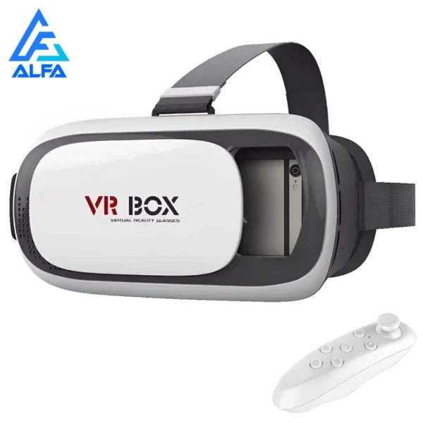 Óculos de Realidade Virtual VR Box 2.0 3D Ajuste Lentes Bluetooth IZEIMMERSION PRO