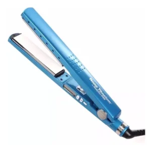 Chapinha Nano Titanium Azul Bivolt 450°F Prancha Profissional Controle Digital IZEIONIC PRO