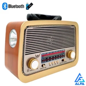 Rádio Vintage Bluetooth Retro Altomex AM/FM USB Bateria Recarregável – IZECLASSIC SOUND