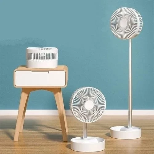 Ventilador Portátil Dobrável Silencioso com Bateria 7200mAh e 4 Velocidades IZEBREEZE FLEX