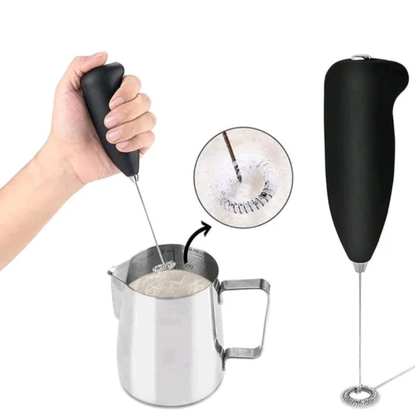 Mixer Elétrico Inox Portátil Prático Café Ovos IZEPOWER WHISK