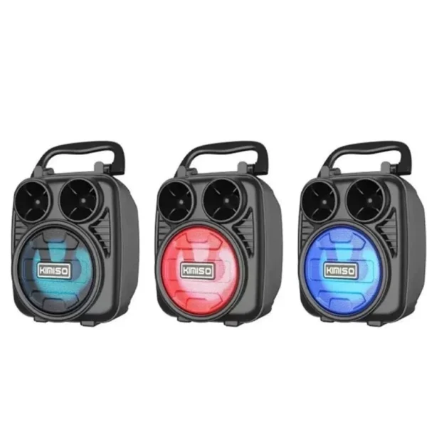 Caixa de Som Bluetooth Kimiso Potente Rádio FM Bateria Longa Duração IZEBOOM MAX