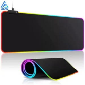 Mouse Pad Gamer Grande RGB 80x30cm, Iluminação 7 Cores, Antiderrapante, USB, IZEPLAY LIGHT