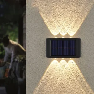 Luminária Solar LED de Parede Dupla IP65 Prova D'Água Jardim IZEPOWER BRIGHT