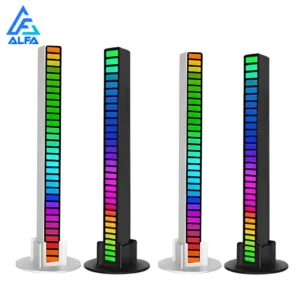 Barra de Led RGB Rítmica com Sensor de Som, 18 Modos, USB Gamer IZEFLASH BEAT