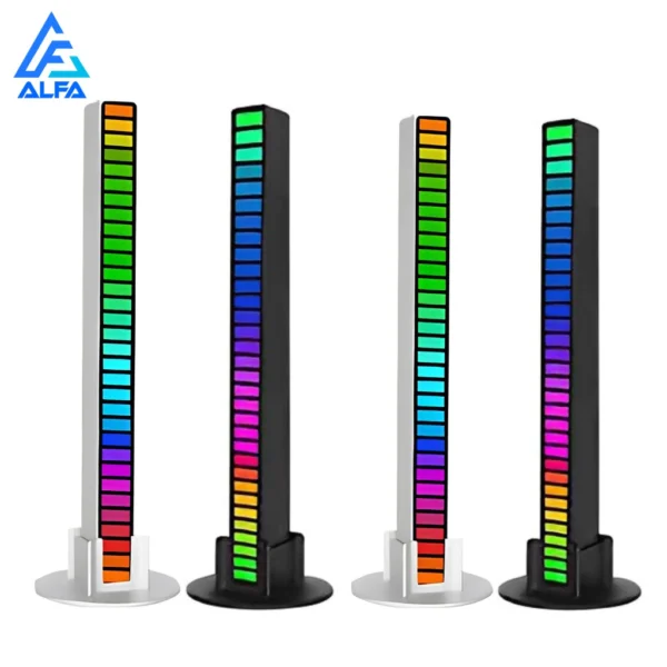 Barra de Led RGB Rítmica com Sensor de Som, 18 Modos, USB Gamer IZEFLASH BEAT