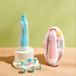 Lixador Elétrico de Unha Bebê e Adulto IZECARE PRO – 6 Lixas, LED, Estojo Portátil