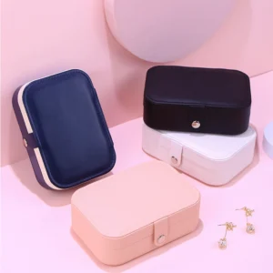 Porta Joias MDF Veludo Médio Couro Porta-Luxo IZEGLAM CASE Porta Joias MDF Veludo Médio Couro Porta-Luxo IZEGLAM CASE