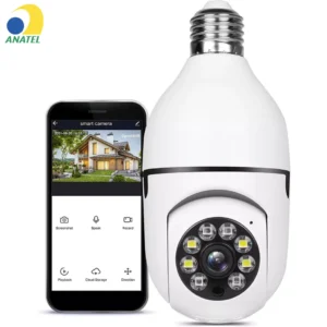 Câmera de Segurança Wifi 360º Full HD Visão Noturna Áudio Bidirecional IZESECURE EYE