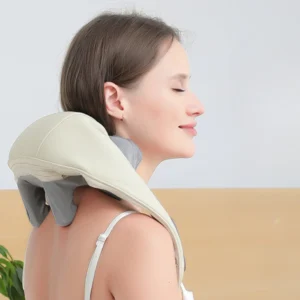 Massageador de Pescoço Sem Fio Compressão 5D Aquecimento Relaxante IZEWELL FULL