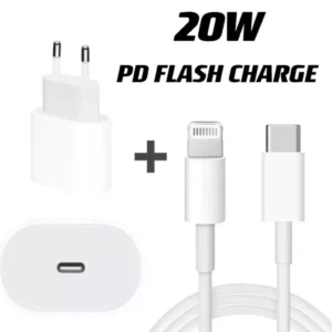 Carregador Rápido iPhone/iPad 18W USB-C Bivolt Compacto IZESPEED CHARGE