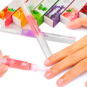 Caneta Óleo Hidratante Cutícula Flores Frutas Pincel Flexível IZECARE BLOOM