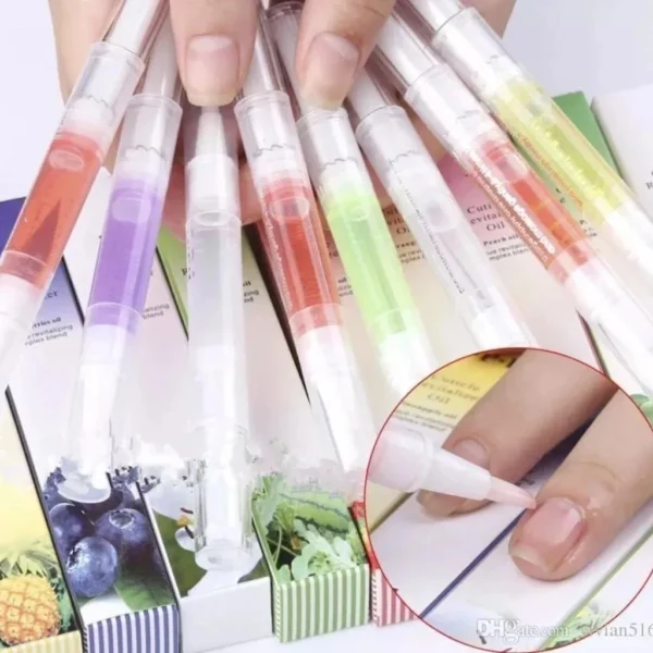 Caneta Óleo Hidratante Cutícula Flores Frutas Pincel Flexível IZECARE BLOOM