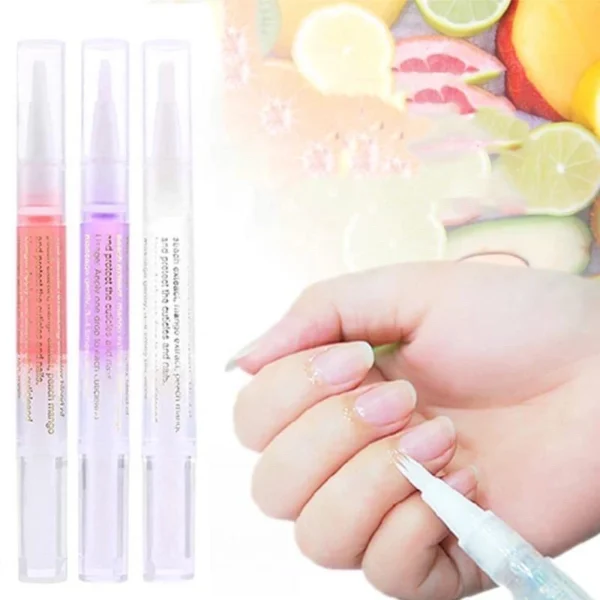 Caneta Óleo Hidratante Cutícula Flores Frutas Pincel Flexível IZECARE BLOOM