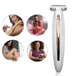 Depilador Elétrico Portátil Feminino Recarregável Para Áreas Sensíveis IZEGLIDE SOFT