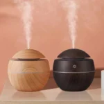Umidificador Ultrassônico Madeira LED USB 130ml IZEWOOD BREEZE