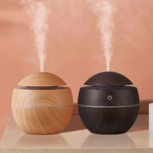 Umidificador Ultrassônico Madeira LED USB 130ml IZEWOOD BREEZE