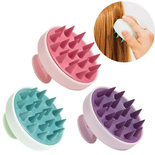Escova de Silicone para Cabelo Antiqueda Massageadora Portátil IZECARE SOFT