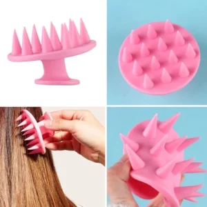 Escova de Silicone para Cabelo Antiqueda Massageadora Portátil IZECARE SOFT