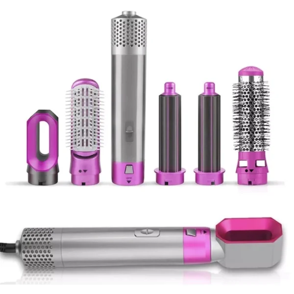 Escova Secadora De Cabelo 5 em 1 Iônica Cerâmica Portátil 110v IZEBEAUTY STYLE