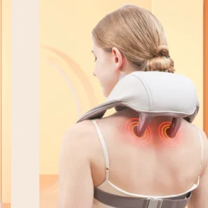 Massageador de Pescoço Sem Fio Compressão 5D Aquecimento Relaxante IZEWELL FULL