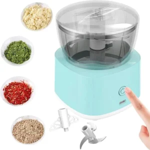 Mini Processador Elétrico 350ml 3 Lâminas Portátil Bateria Recarregável IZECHOP PRO