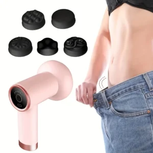 Massageador Corporal Elétrico Sem Fio Redutor de Celulite, 6 Níveis, 5 Cabeças Profissionais IZEDEEP SCULPT