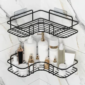 Prateleira Triangular de Banheiro Adesiva Sem Furo Multiuso IZEORGANIZE SHELF