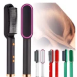 Escova Alisadora de Cabelo 5 em 1 Cerâmica Iônica Inteligente Bivolt IZEHAIR GLOW