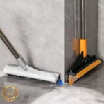 Escova de Limpeza 2 em 1 pp, Rodo e Cerdas Duras para Banheiro, Cozinha, Piso 1 Metro IZERUBBER FORCE
