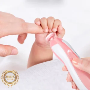 Lixador Elétrico de Unha Bebê e Adulto IZECARE PRO – 6 Lixas, LED, Estojo Portátil