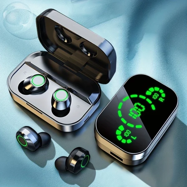 Fone de Ouvido Bluetooth 5.3 Esportivo à Prova D'Água com Cancelamento de Ruído IZEWAVE PRO