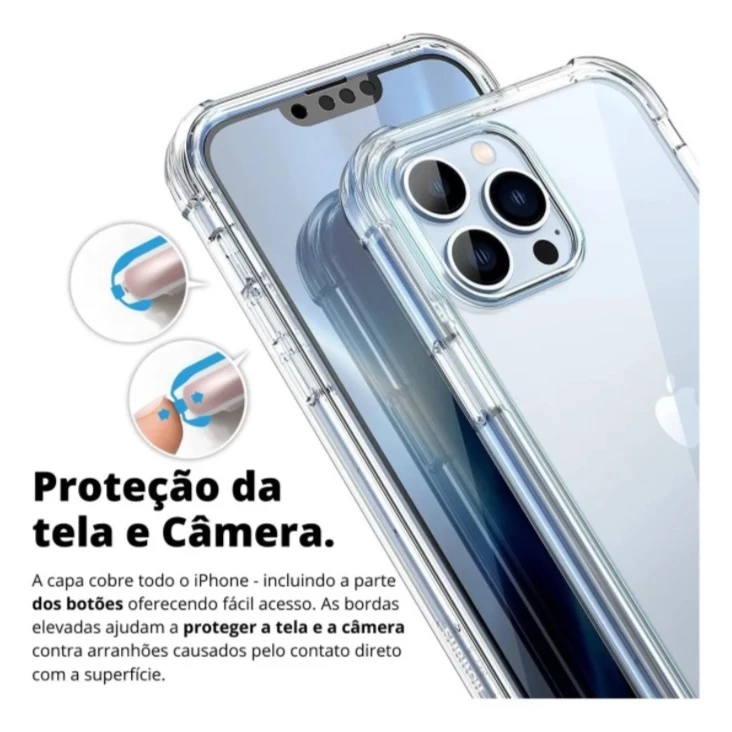 Capa Anti Impacto Transparente Celular Absorção Choque IZE PROTECT SHIELD IZESHOP