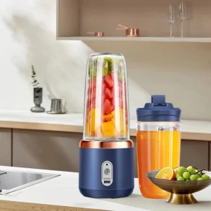 Mini Liquidificador Portátil 400ml 6 Lâminas Bateria Recarregável IZEJUICE GO
