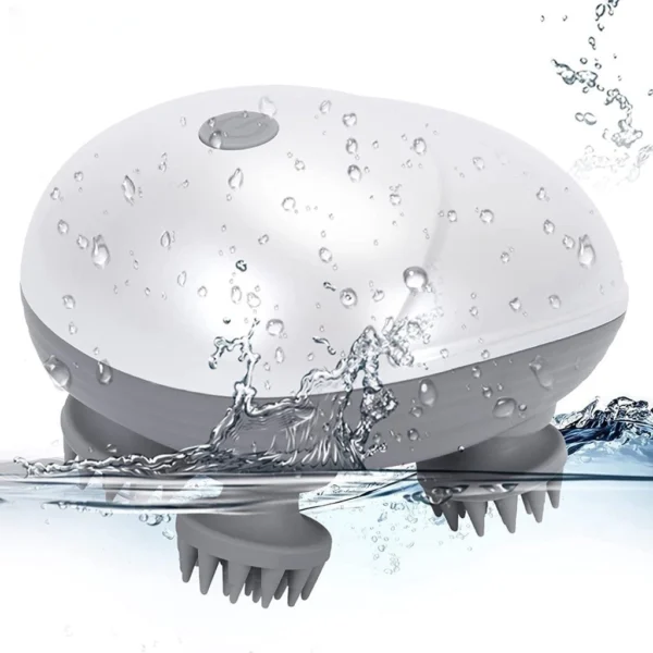 Massageador Elétrico de Cabeça e Corpo Recarregável Bivolt Luz Vermelha IZERELAX PRO