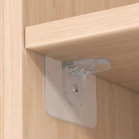 Kit Suporte Reforçado Adesivo 48 Peças, Transparente, Até 10kg, Instalação Sem Furo IZEGRIP HOLD