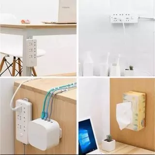 Kit 10 Suporte Adesivo Dupla Face para Roteador e Modem, Plástico Reforçado, Fácil Instalação IZEHOLD PRO