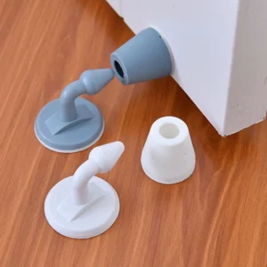 Trava de Porta Adesiva Infantil Antibate Compacta IZECARE FIX