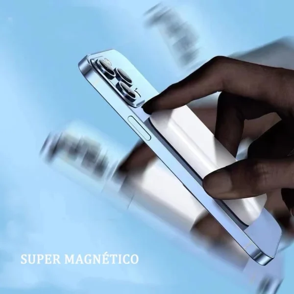 Carregador Portátil Indução MagSafe Apple sem Fio 5000mAh Bateria Rápida IZECHARGE POWER