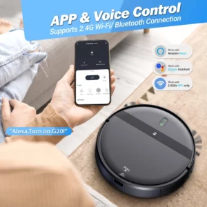 Aspirador Robô Inteligente IDALI LIFE 2000Pa Sensores Anti-Queda Wi-Fi IZE SMARTCLEAN