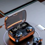 Fone de Ouvido Bluetooth 5.3 Sem Fio Intra Auricular com Cancelamento de Ruído e Power Bank 3000mAh IZEPOWER SOUND