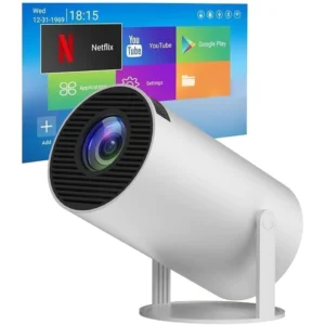 Projetor 4K Smart Android Portátil Bluetooth WiFi 150" IZEPIX CINEMAX