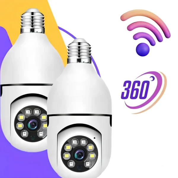 Câmera de Segurança 360° Wi-Fi Full HD Visão Noturna Auto Tracking IZEWATCH PRO