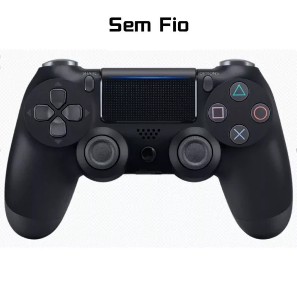 PS4andコントローラー Controle Sem Fio PS4 Compatível Android PC 18 Botões Dual Shock